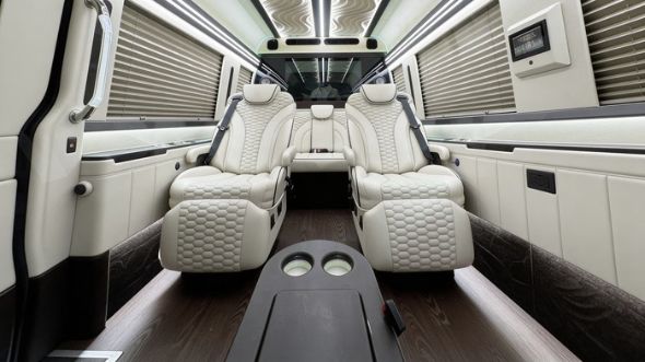 8 passenger sprinter van interior thornton