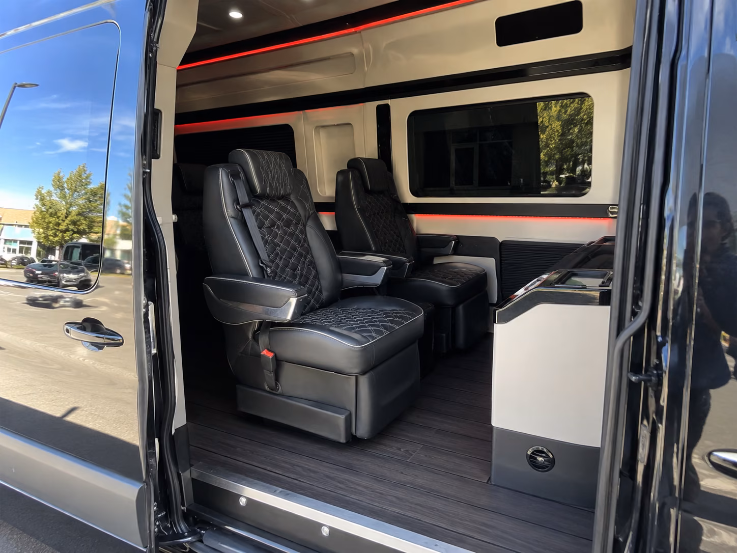 15 passenger sprinter van inside