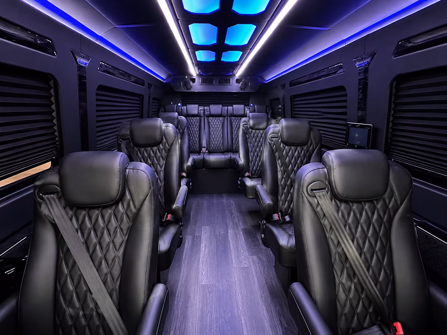 parent coordinated sprinter van bookings with set pickup and return times in thornton