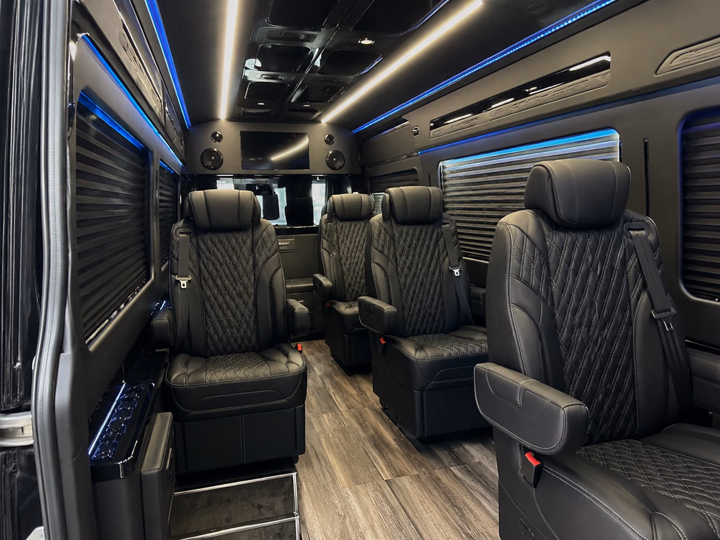 thornton 12 passenger sprinter van inside