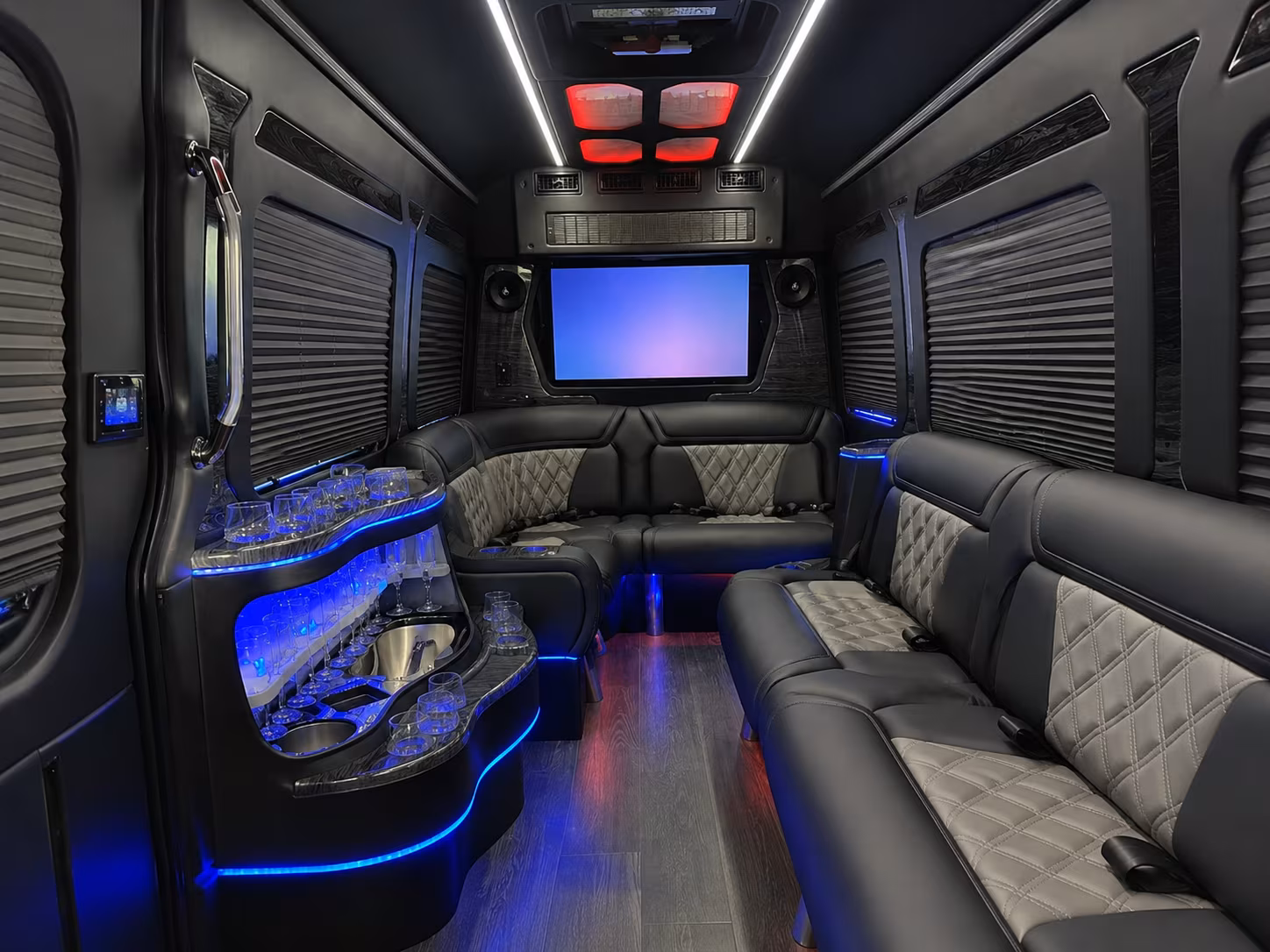 thornton sprinter limousine inside
