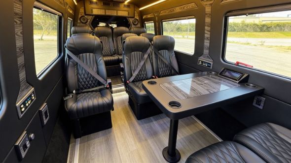 thornton 12 passenger sprinter van interior